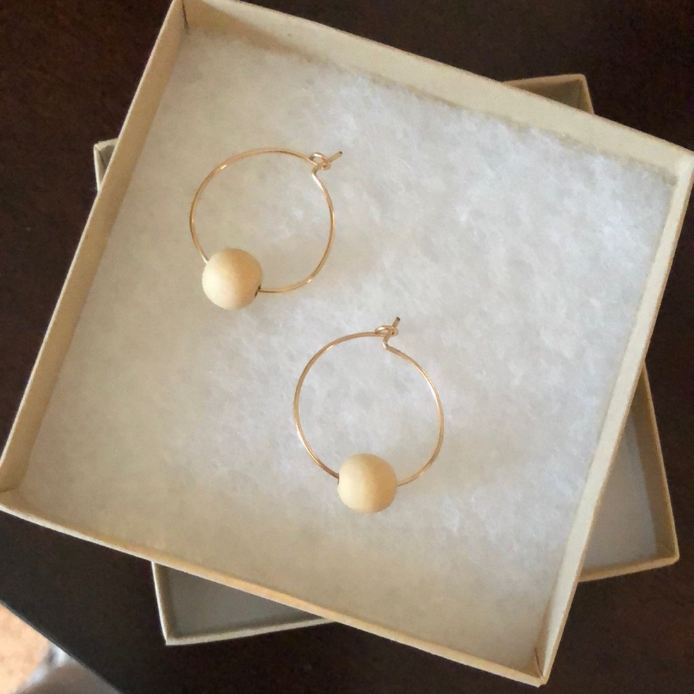 Natalie Borton Emma Hoop Earrings